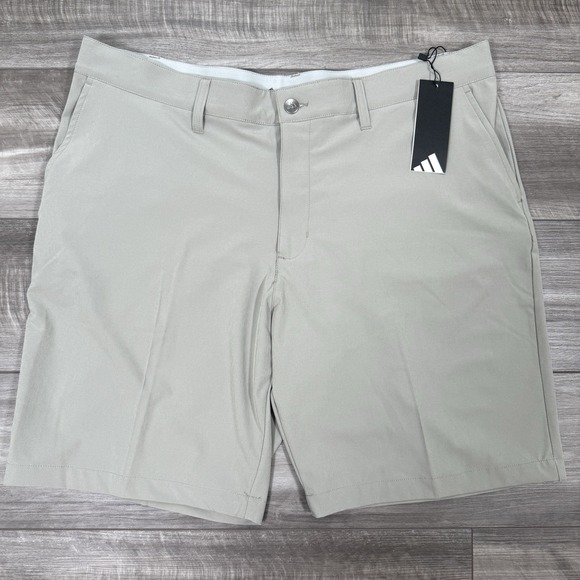 Adidas Men's Ultimate365 8.5 Inch‎ Core Golf Shorts Pebble Grey Size 38 NEW - Picture 1 of 7